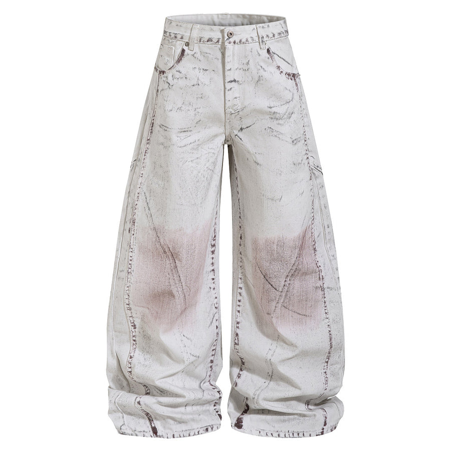 Color-Worn Wide Denim