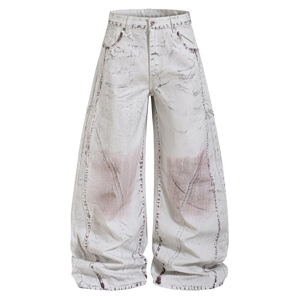 Color-Worn Wide Denim