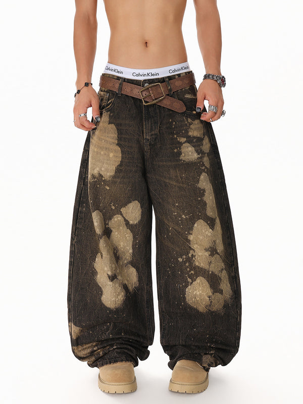 Ripped Tie-Dye Jeans