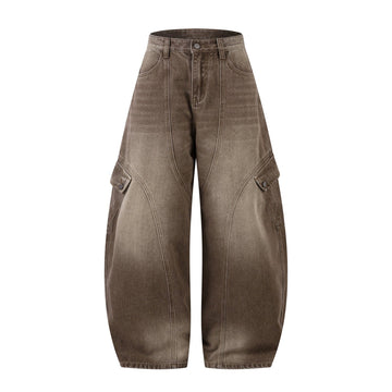 White Scimitar Jeans
