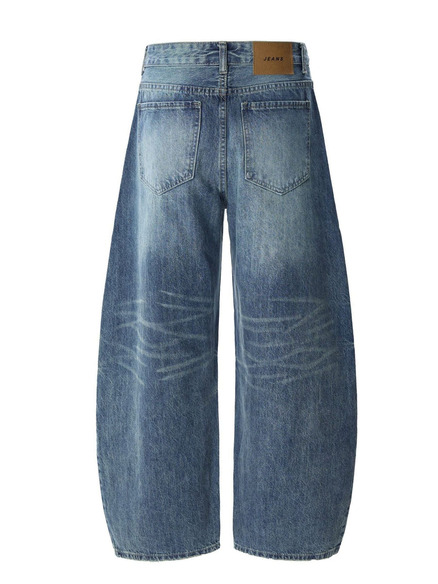 TALKLESSFASHION Blue Washed Denim jeans