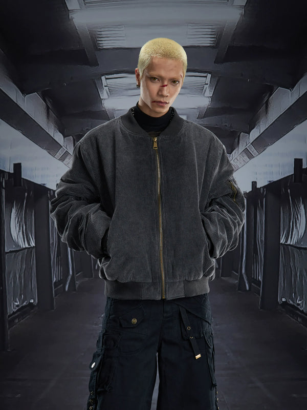 Corduroy Shruffle Thickened Jacket