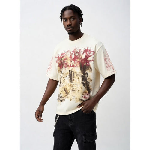 THETLSTUDIO HELLSTAR All-Over Vintage T-Shirt