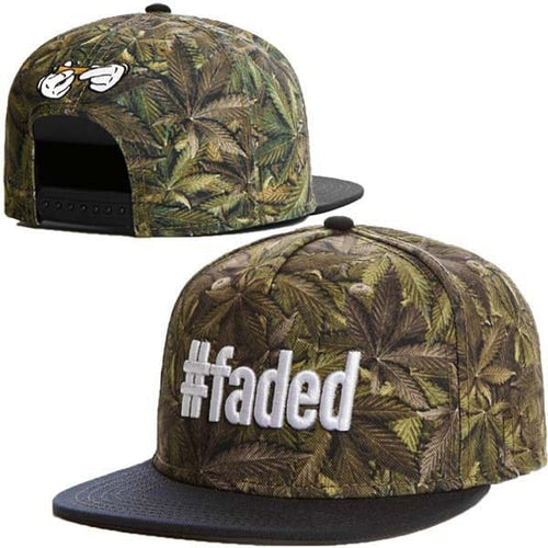 THETLSTUDIO Hemp leaf - faded Faded Fashion Hip Hop Athleisure Men and Women Breathable Caps Adult Adjustable Flat Brim Hat Sun Hat Baseball Cap