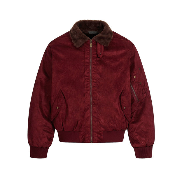 Suede Old-Money Flight Jacket