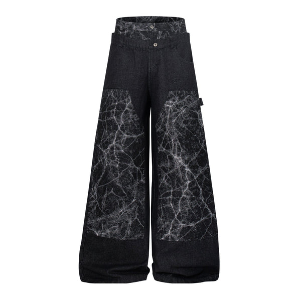 Heavy Washed RO-Style Logging Jeans