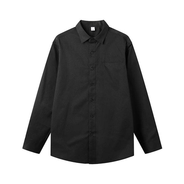 One Color Long Sleeve Shirt—1802