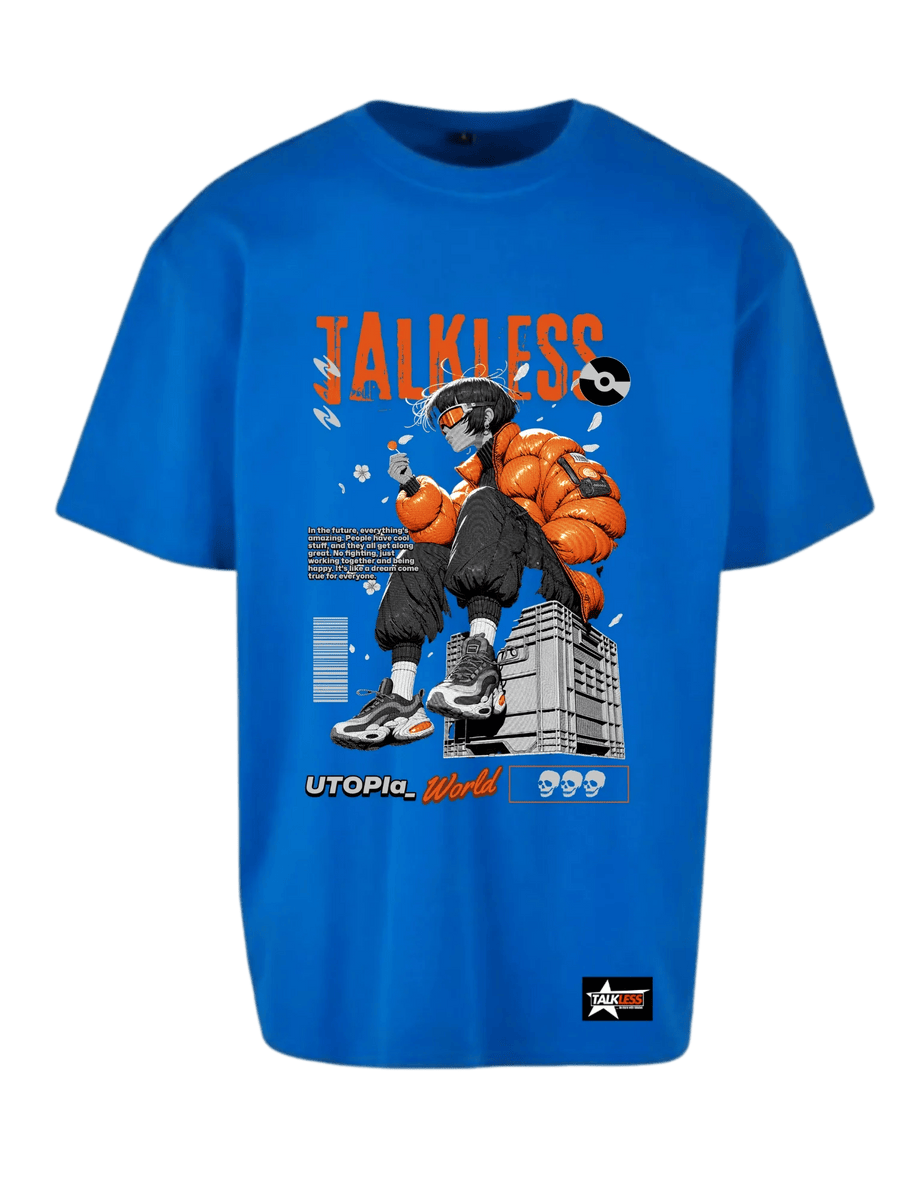 TALKLESSFASHION TALKLESS unisex oversize T-Shirt Short sleeve streetwear