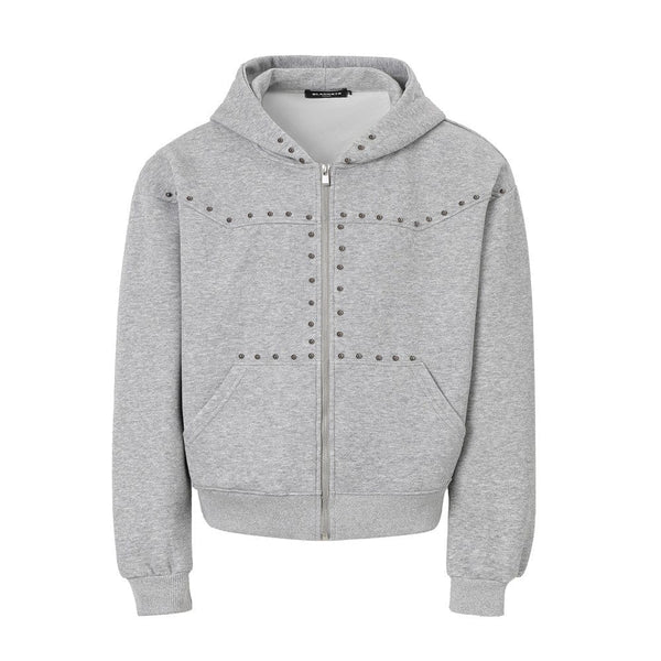 TALKLESSFASHION: 400G Heavyweight Metal Hoodie