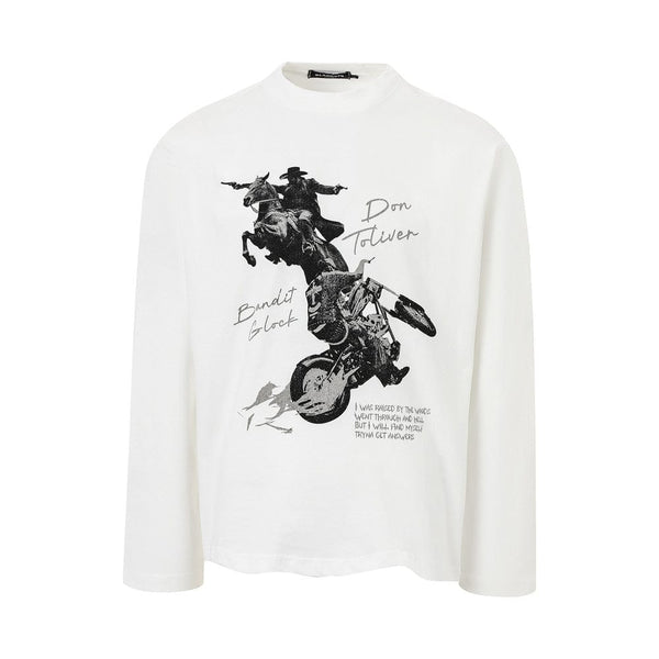TALKLESSFASHION : Retro Knight Loose Tee