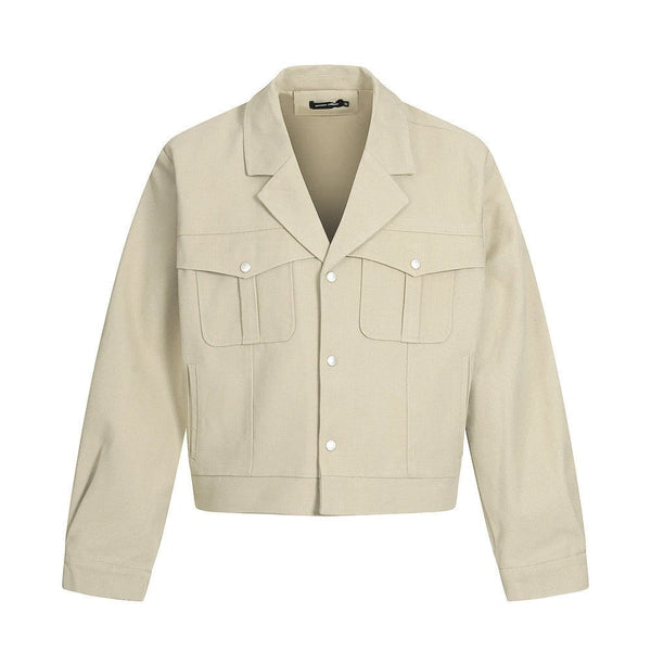 TALKLESSFASHION: Urban Edge Cropped Cargo Jacket