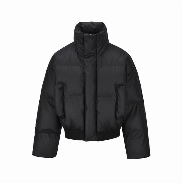 Turtleneck Cotton-padded Jacket&Coat—7760
