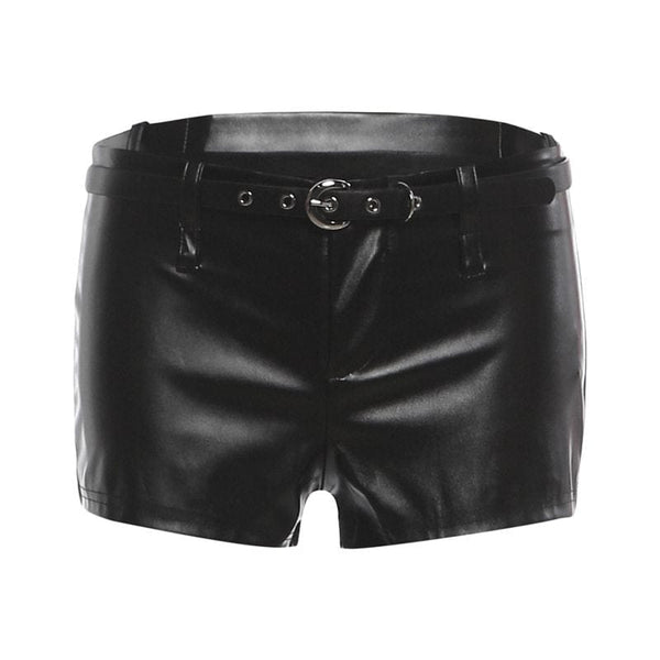Belted Low-Rise Short