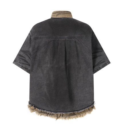 Raw Edge Denim Shirt II