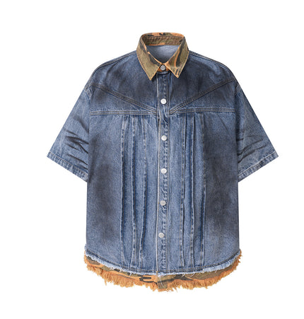 Raw Edge Denim Shirt II