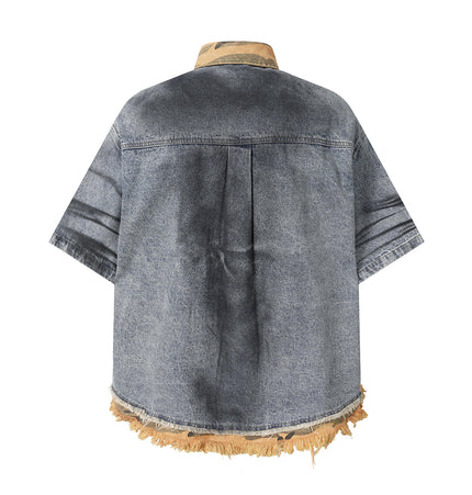 Raw Edge Denim Shirt II
