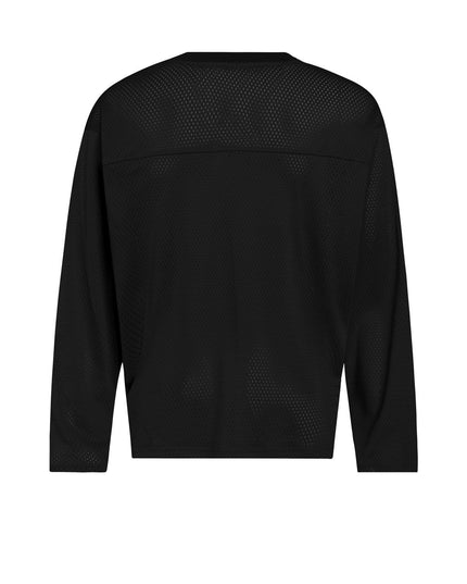 Mesh Cut-Out Mesh Jersey