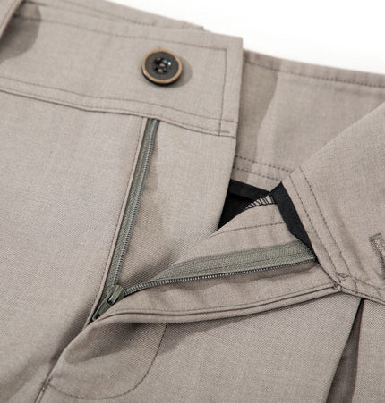 Curved Pleat Trousers