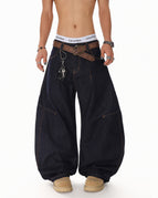 S / Navy blue