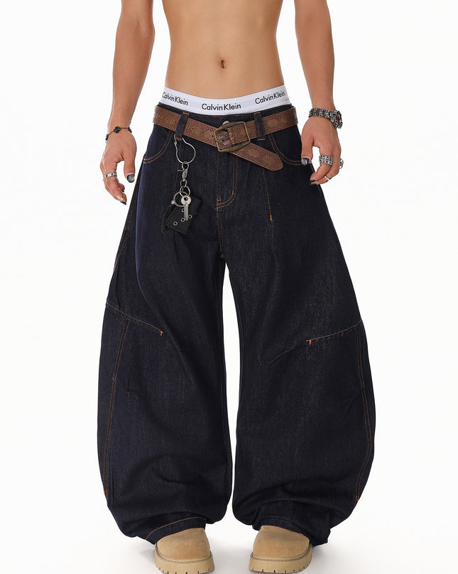 Vintage Deconstructed Scimitar Jeans