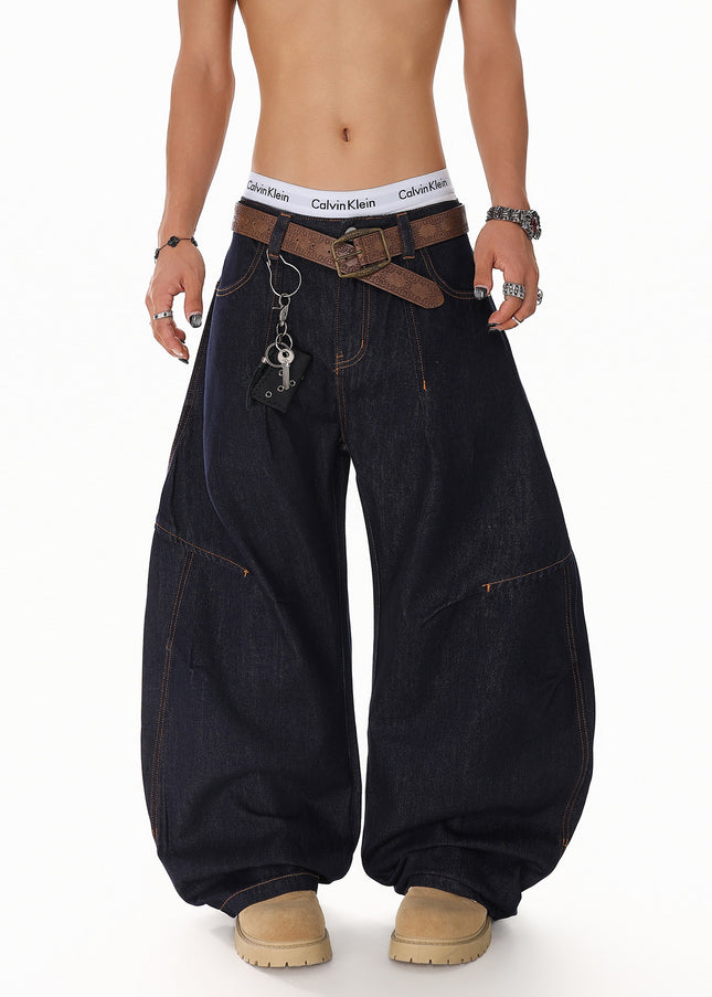 Vintage Deconstructed Scimitar Jeans