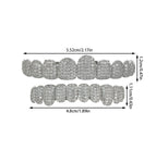 silver picture upper and lower teeth