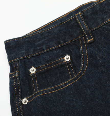 Firework Embroidered Denim Shorts