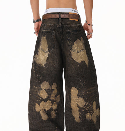 Ripped Tie-Dye Jeans