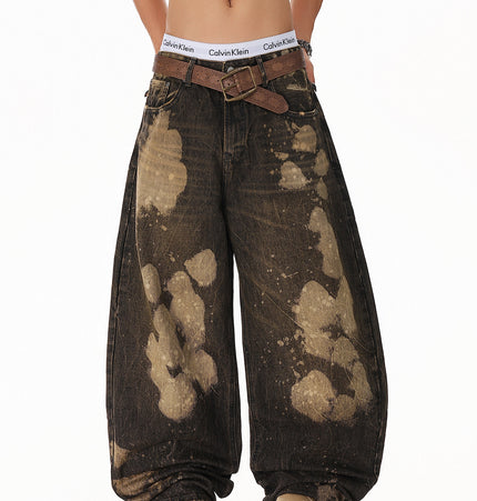 Ripped Tie-Dye Jeans