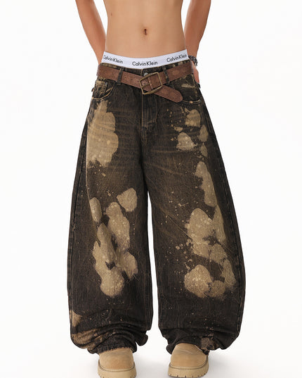 Ripped Tie-Dye Jeans