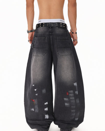Street Art Patchwork Denim