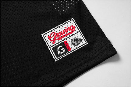 Mesh Cut-Out Mesh Jersey