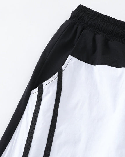 Patchwork Color Casual Pants