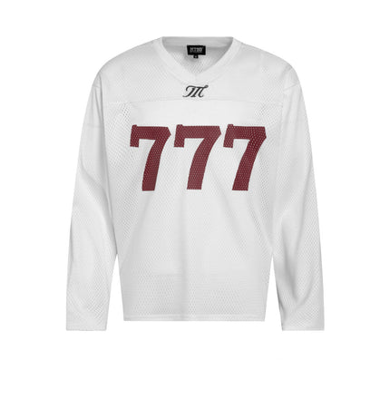 Mesh Cut-Out Mesh Jersey
