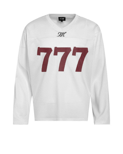 Mesh Cut-Out Mesh Jersey