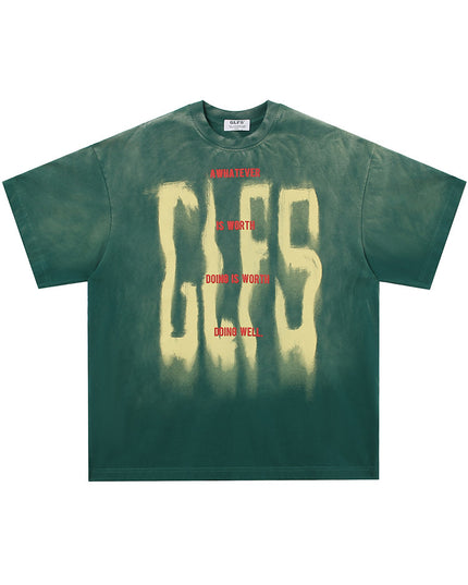 Graffiti Tie-Dye Tee