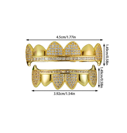 Gold-Plated Grillz Set
