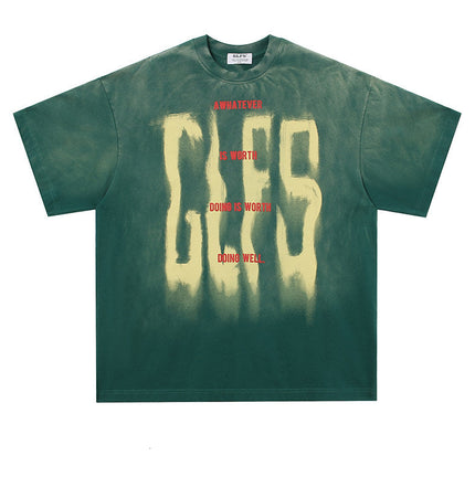 Graffiti Tie-Dye Tee