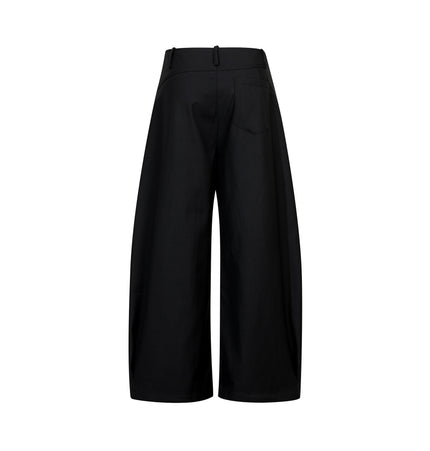 Curved Pleat Trousers