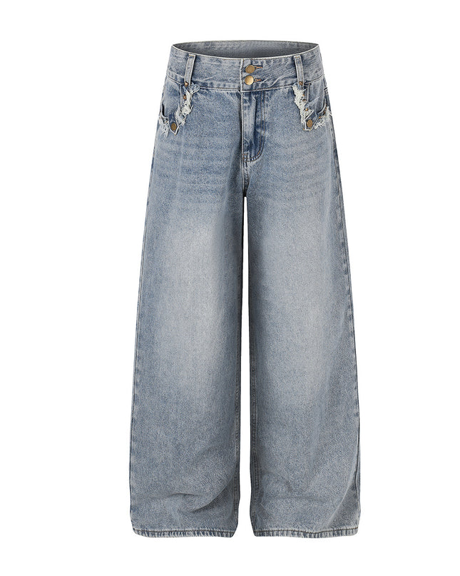 Heavy Washed Workwear Denim