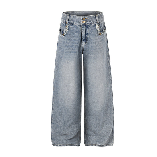 Heavy Washed Workwear Denim