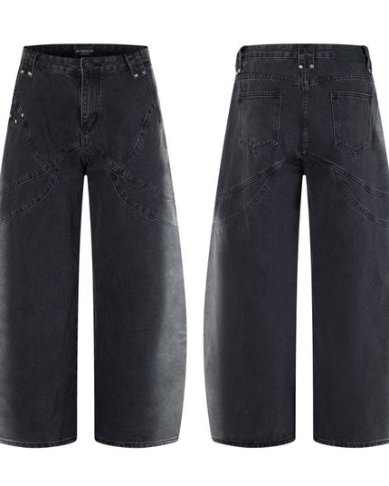 Gradient Deconstruction Scimitar Jeans