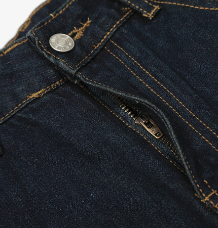 Firework Embroidered Denim Shorts