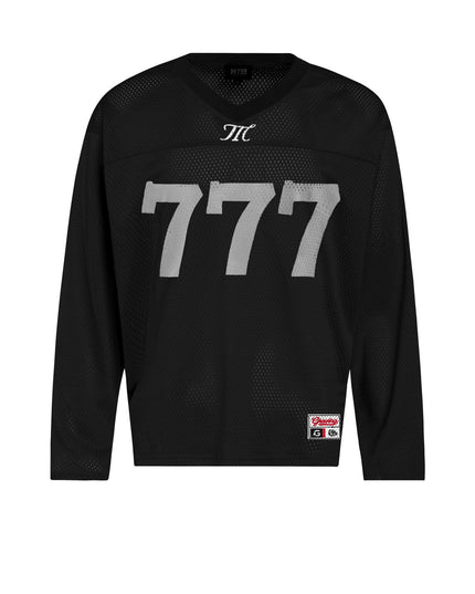 Mesh Cut-Out Mesh Jersey