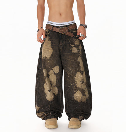 Ripped Tie-Dye Jeans