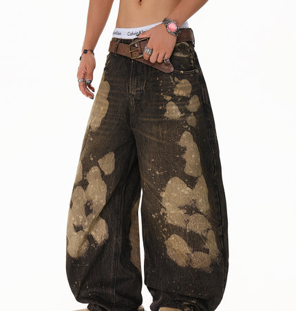 Ripped Tie-Dye Jeans