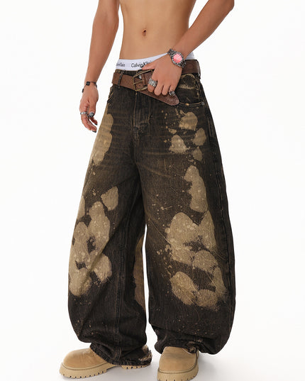 Ripped Tie-Dye Jeans