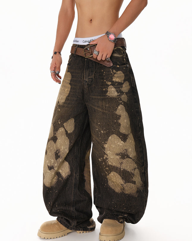 Ripped Tie-Dye Jeans