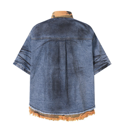 Raw Edge Denim Shirt II