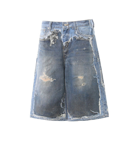Distressed Denim short